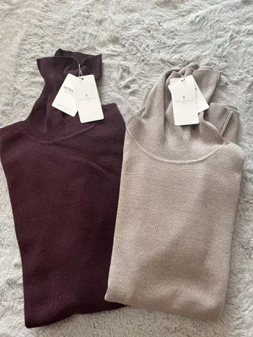 UNITED ARROWS 터틀넥 2장 SET L 사이즈