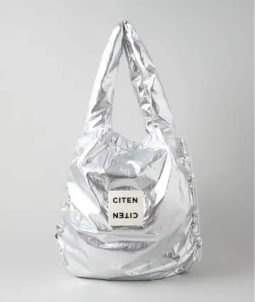 새상품 미사용 CITEN 드로스트 토트백 실버