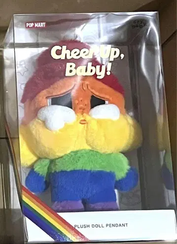 POPMART CRYBABY CHEER UP BABY 봉제 인형 펜던트