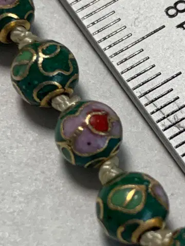 경태람 칠보 세공 유선 칠보 비즈 목걸이