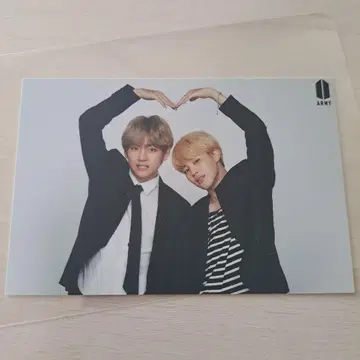 4th MUSTER ARMY 부스 회장 한정판 포토 카드 뷔 지민