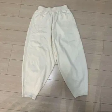 MONICA CORDERA 아이보리 와이드 팬츠