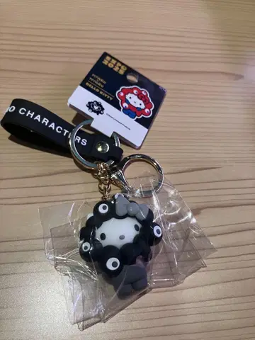 블랙 미야쿠미야쿠 변신 키링 키티