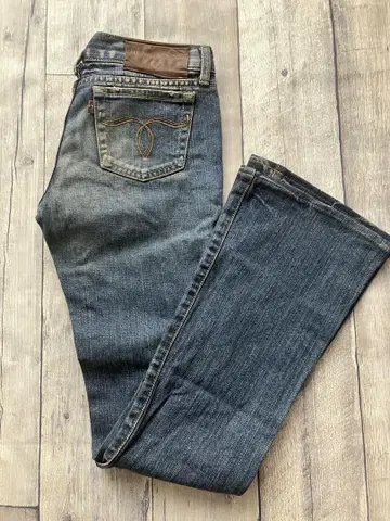 초기 moussy 데님 25 로우라이즈 부츠컷