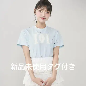 Darich 다리치 퀼팅 아플리케 비쥬 티셔츠