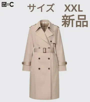 [ 미사용 새상품 ] 유니클로C UNIQLO:C 트렌치코트 XXL