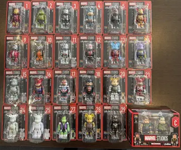 MARVEL STUDIOS 베어브릭 피규어 세트 증정 포함