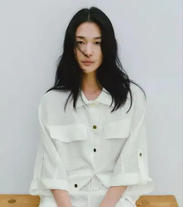 ZARA 사파리 숏 슬리브 셔츠 반팔