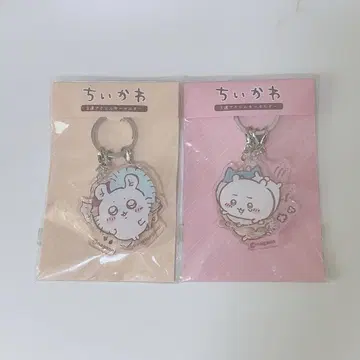 치이카와 3 아크릴 키링 토끼 하치와레 모몽가 밤만쥬