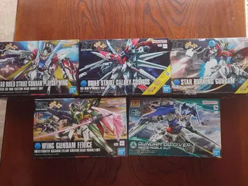 HG 건담 프라모델 5종 세트