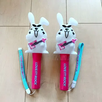 래빗 락 2025 응원봉 2개 세트