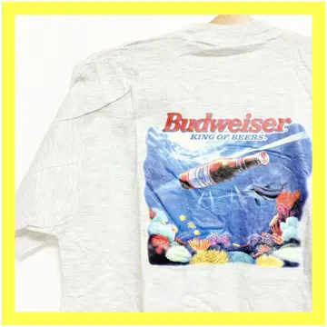 미사용품 90s Budweiser 버드와이저 티셔츠 빈티지