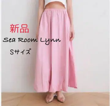 새상품 searoomlynn Nylon 볼륨 벌룬 스커트 핑크 S