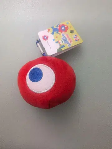 새상품 코먀쿠 봉제 인형 공 체인 & 카라비너 미야쿠미야쿠의 꼬리?