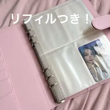 마카롱 바인더 트레이딩 카드 케이스 리필 한국 핑크 카드 케이스