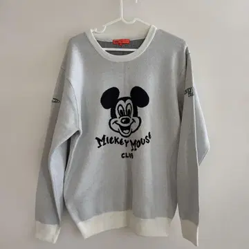 빔즈 골프 미키 콜라보 스웨터