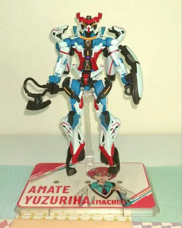 HG 1/144 지크 액스 + 액션 베이스 7(클리어 컬러)