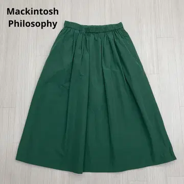 Mackintosh Philosophy 나일론 플레어 스커트 38