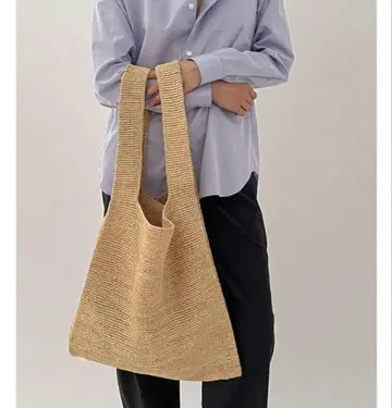seya. 세야 RAFFIA SHOPPING BAG 라피아 바스켓백