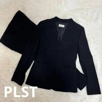 [새상품급] PLST 노카라 자켓 셋업 수트 네이비