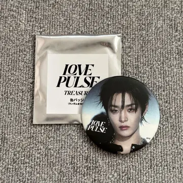 treasure love pulse 지훈 popup 캔뱃지