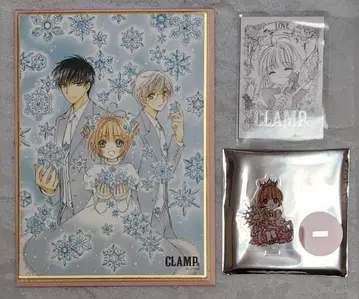 CLAMP 전 입장 혜택 미니 아크릴 스탠드 미니 색지 카드캡터 사쿠라