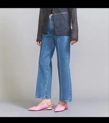 팬츠 데님 청바지 [Levis] STA-PREST 플레어 데님 팬츠