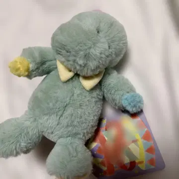 단종 산레몬 리서커스 봉제 인형 공룡 (GR) 파스텔 컬러