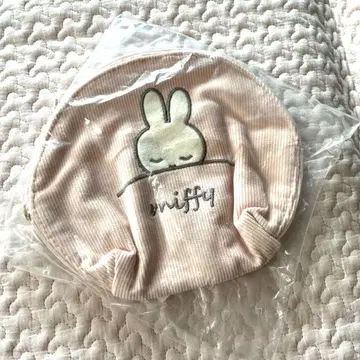 미피 새근새근 코듀로이 파우치 핑크