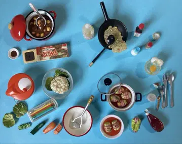 리멘트 푸치 샘플 엄마의 주방 세트 판매 감자 샐러드