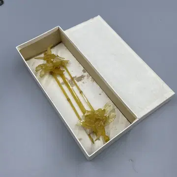 229 빈티지 꽃과 새 모티브 헤어콤 2개 세트