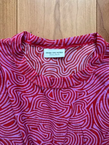 컨디션 최상 dries van noten 메쉬 T