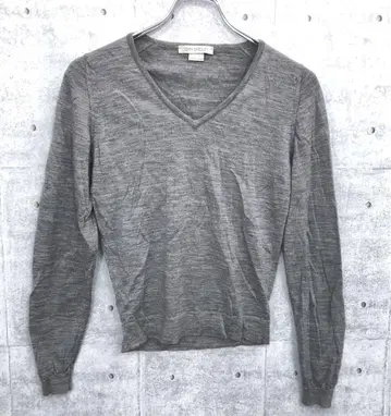 JOHN SMEDLEY 영국제 구제 의류 얇은 소재 V넥 니트탑