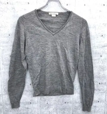 JOHN SMEDLEY 영국제 구제 의류 얇은 소재 V넥 니트탑