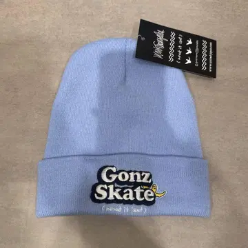 무료배송 미사용 새상품 Mark Gonzales 로고 비니 니트 모자