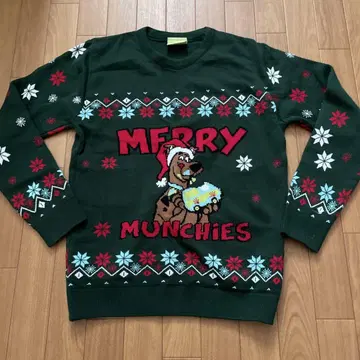 스쿠비두 크리스마스 니트 스웨터 봉제 인형