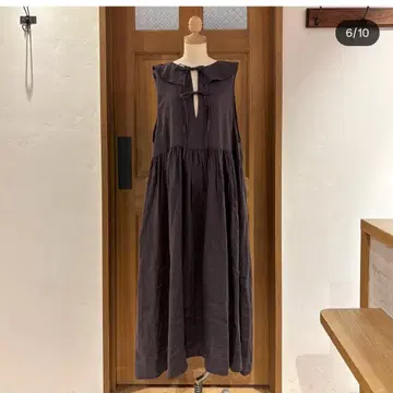 지유가오카 한정판, 제품 염색 린넨 민소매 원피스