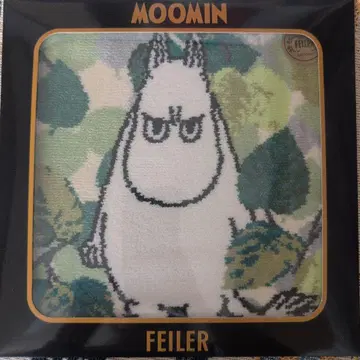 FEILER MOOMIN 무민 손수건 타월 (나뭇잎 패턴)