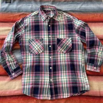 blueblue indigo dye 체크 셔츠