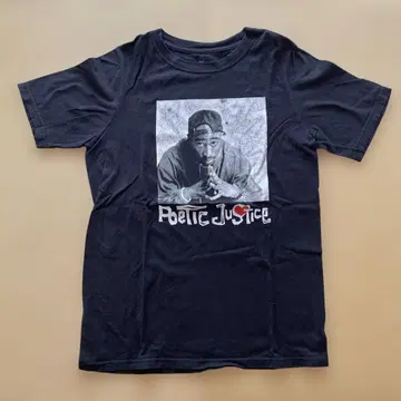 POETIC JUSTICE 2PAC 무비T셔츠 아티스트T셔츠