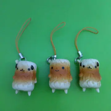 어서 오세요! 치쿠와 군 등장 스트랩 키링 3개 세트 레어