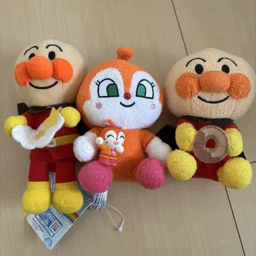 호빵맨 봉제 인형 세트 (덤 포함)