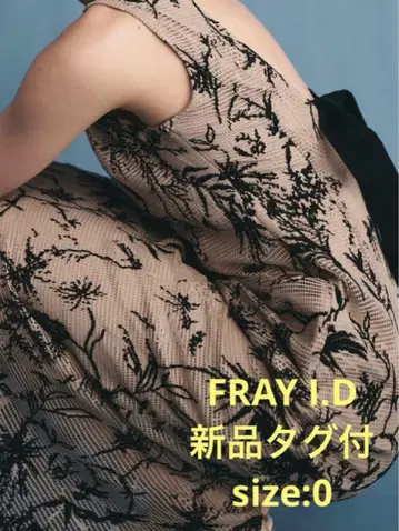 [ 택 포함 새상품 ] FRAY I.D 프레이 아이디 슬리브리스 원피스