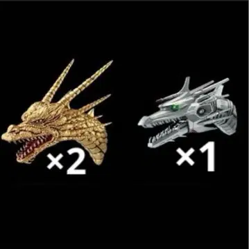 제일복권 고질라 대괴수열전 F상 몬스터 헤드 마그넷 킹기도라