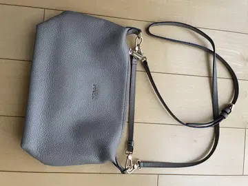 FURLA 그레이 가죽 숄더백