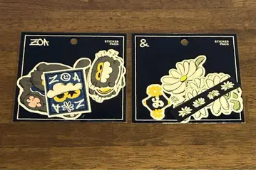 ZO&FRIENDS ZOA 고양이 A&NE 스티커 2종 세트