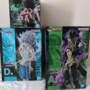 HUNTER x HUNTER 제일복권 피규어 세트 A C D