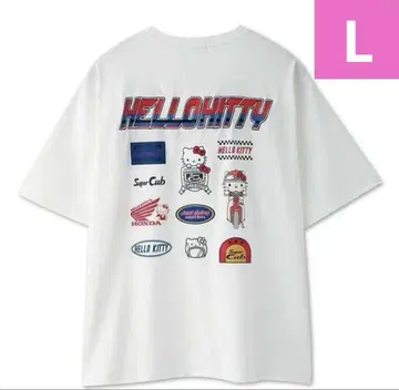 Hello Kitty HONDA 한정판 콜라보 T셔츠 키티 혼다 산리오