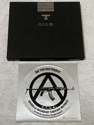 스티커 포함 G.I.S.M. CD SoniCRIME TheRapy