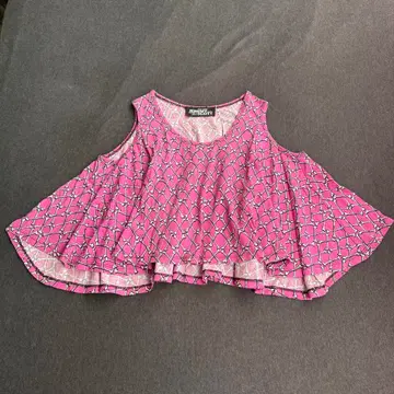 JEREMY SCOTT 뼈 패턴 탱크탑